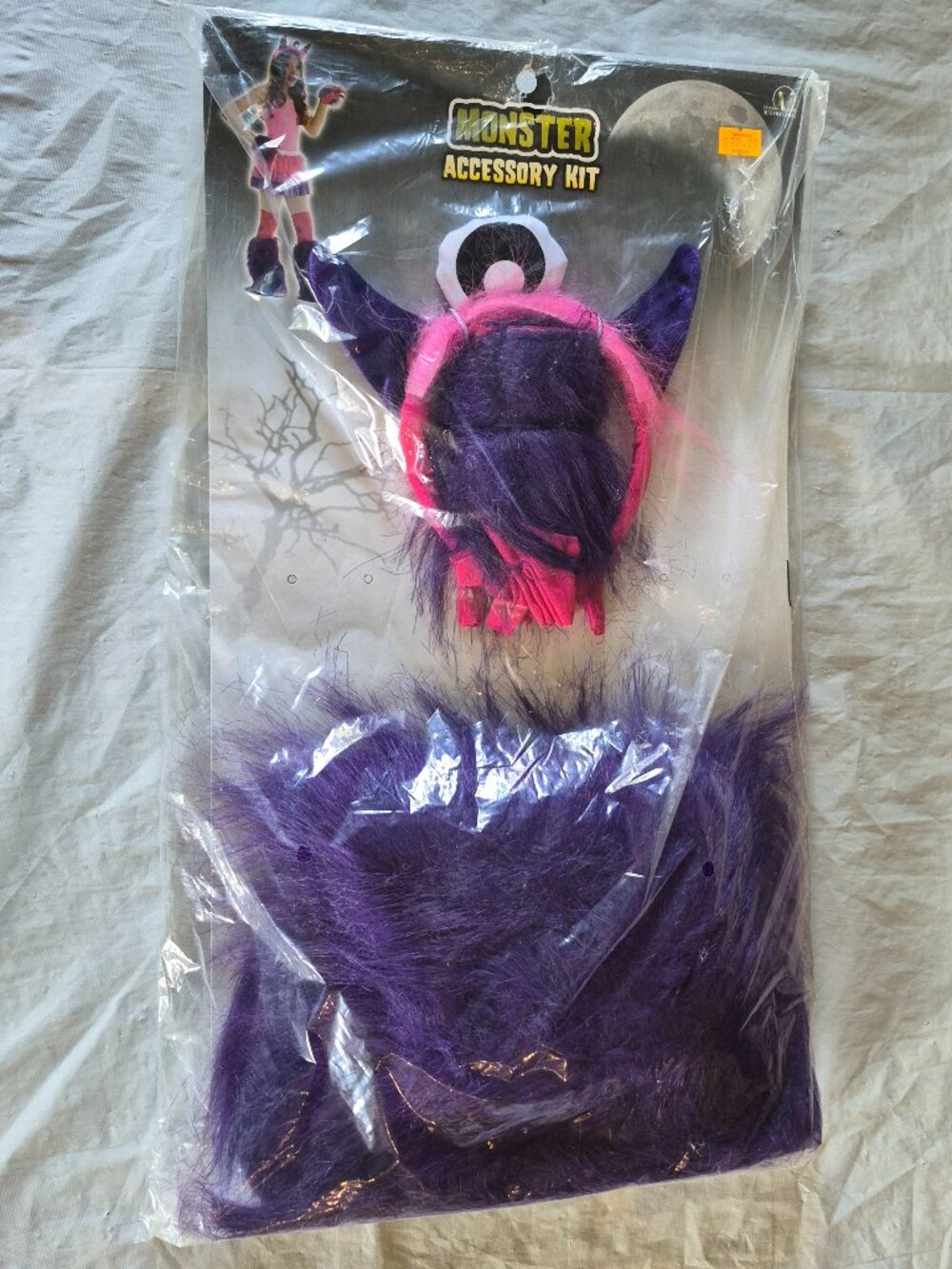 NWT Halloween Costume Monster Accessory Kit Headband Gloves Leg Warmers